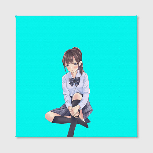 Картина квадратная Anime girl / 3D-принт – фото 2