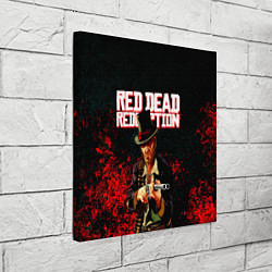 Холст квадратный Red Dead Redemption Bandit, цвет: 3D-принт — фото 2