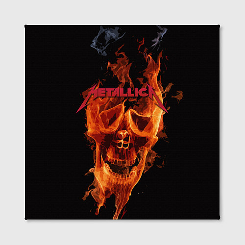 Картина квадратная Metallica Flame / 3D-принт – фото 2