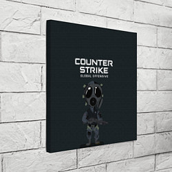 Холст квадратный CS GO COUNTER TERRORIS Z, цвет: 3D-принт — фото 2