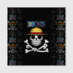 Холст квадратный Пираты Соломенной Шляпы One Piece, цвет: 3D-принт — фото 2