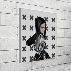 Холст квадратный Риэл Мэйер из Эрго Прокси, цвет: 3D-принт — фото 2