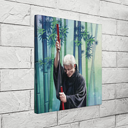 Холст квадратный Слепой самурай Затойчи, цвет: 3D-принт — фото 2
