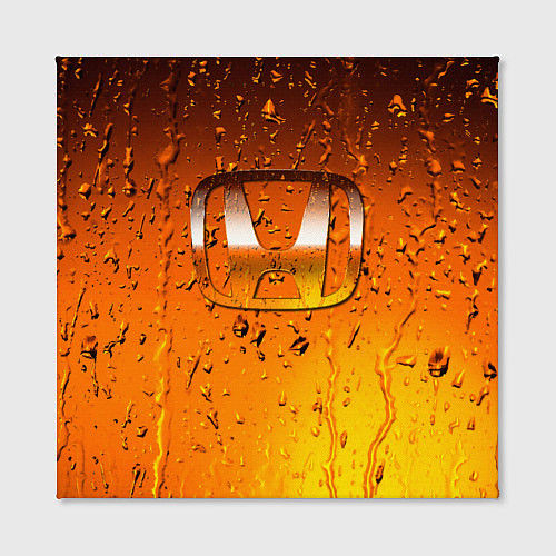 Картина квадратная Honda капли дождя / 3D-принт – фото 2