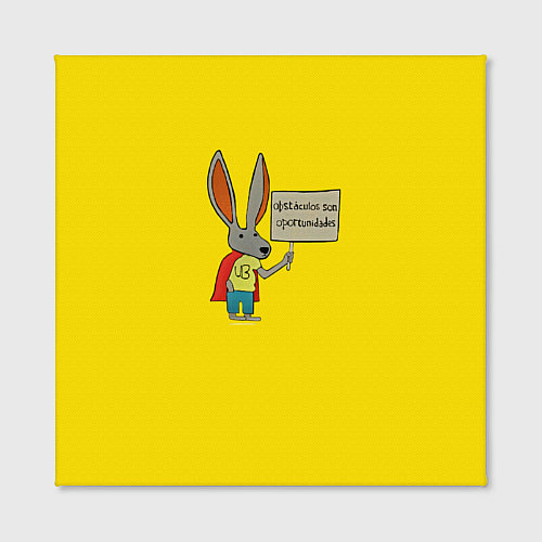 Картина квадратная Ultra Bunny / 3D-принт – фото 2