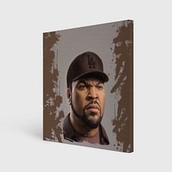 Холст квадратный Ice Cube Айс Куб Z, цвет: 3D-принт