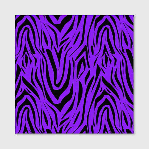 Картина квадратная Абстрактный узор зебра / 3D-принт – фото 2