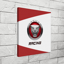 Холст квадратный Ягуар - Racing, цвет: 3D-принт — фото 2
