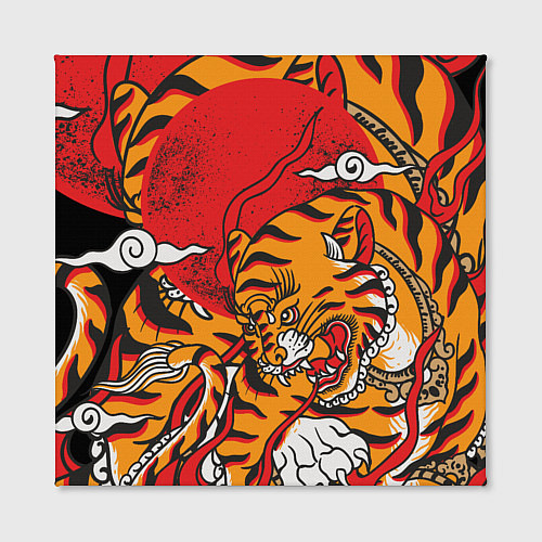 Картина квадратная Год тигра / 3D-принт – фото 2