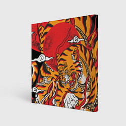 Холст квадратный Год тигра, цвет: 3D-принт