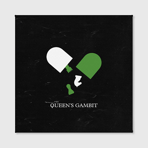Картина квадратная Qweens gambit / 3D-принт – фото 2