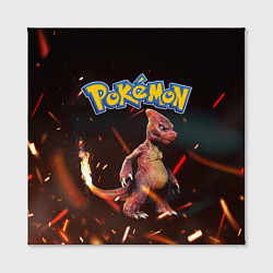 Холст квадратный Charizard Pokemon Z, цвет: 3D-принт — фото 2