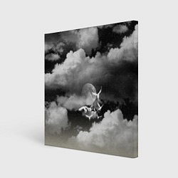 Холст квадратный Cloudy Night, цвет: 3D-принт