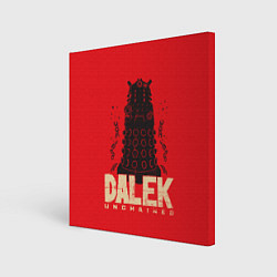 Холст квадратный Dalek, цвет: 3D-принт
