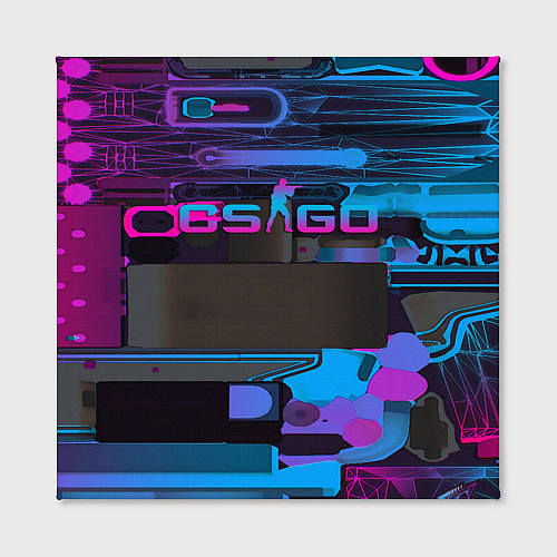 Картина квадратная CS GO Decimator Опустошитель / 3D-принт – фото 2