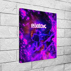 Холст квадратный MUSIC ROBLOX РОБЛОКС Z, цвет: 3D-принт — фото 2
