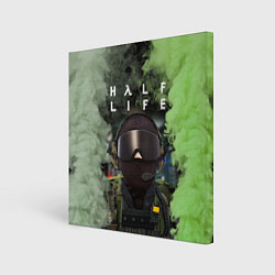 Холст квадратный Opposing Force Half-Life спина, цвет: 3D-принт