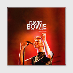 Холст квадратный Brilliant Live Adventures - David Bowie, цвет: 3D-принт — фото 2