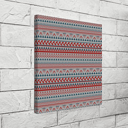 Холст квадратный Скандинавский орнамент, цвет: 3D-принт — фото 2