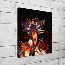 Холст квадратный Синь Янь Genshin Impact, цвет: 3D-принт — фото 2
