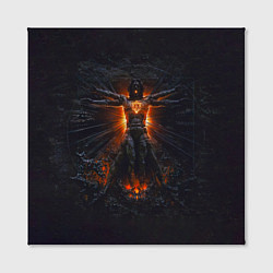 Холст квадратный Clayman - In Flames, цвет: 3D-принт — фото 2