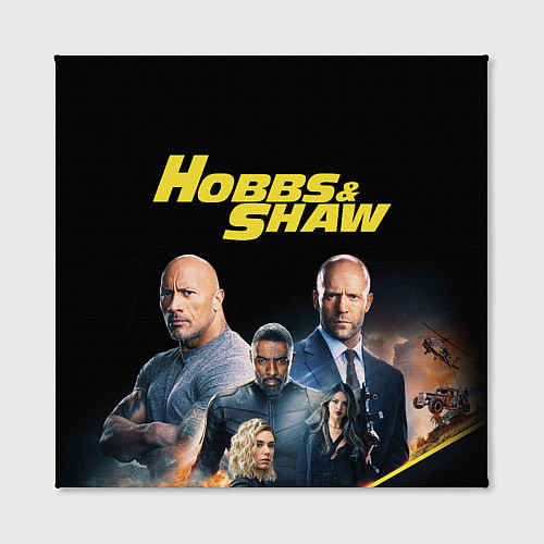 Картина квадратная Hobbs & Shaw / 3D-принт – фото 2