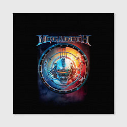 Холст квадратный Megadeth, Super Collider, цвет: 3D-принт — фото 2