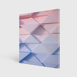 Холст квадратный Треугольники для тебя, цвет: 3D-принт