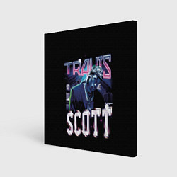 Холст квадратный Travis Scott RAP, цвет: 3D-принт