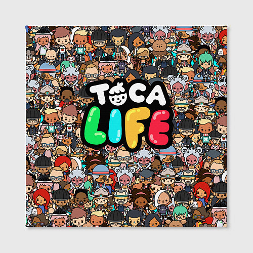 Картина квадратная Toca Life / 3D-принт – фото 2