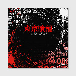 Холст квадратный TOKYO GHOUL МИНУС 7 ТОКИЙСКИЙ ГУЛЬ 1000-7, цвет: 3D-принт — фото 2
