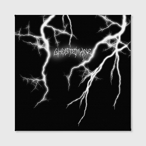 Картина квадратная GHOSTEMANE Lightning Гостмейн Молния Надпись / 3D-принт – фото 2