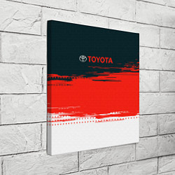 Холст квадратный Toyota Texture, цвет: 3D-принт — фото 2