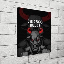 Холст квадратный CHICAGO BULLS ЯРОСТНЫЙ БЫК, цвет: 3D-принт — фото 2