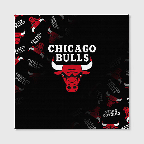 Картина квадратная ЧИКАГО БУЛЛС БЫКИ CHICAGO BULLS / 3D-принт – фото 2