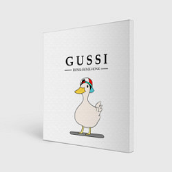 Холст квадратный GUSSI HONK BABY, цвет: 3D-принт