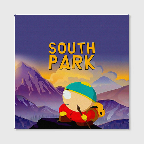 Картина квадратная Эпичный Картман в горах Южный Парк / 3D-принт – фото 2
