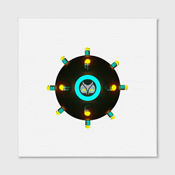 Холст квадратный RaiTime KiberVirus, цвет: 3D-принт — фото 2