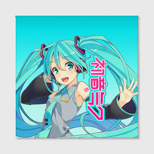 Картина квадратная Hatsune Miku Мику Хацунэ / 3D-принт – фото 2