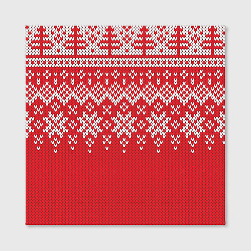 Картина квадратная Knitted Pattern / 3D-принт – фото 2