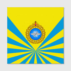 Холст квадратный Большая эмблема ВВС РФ, цвет: 3D-принт — фото 2