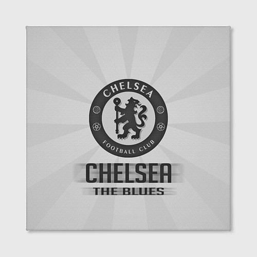 Картина квадратная Chelsea FC Graphite Theme / 3D-принт – фото 2