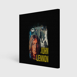 Холст квадратный The Beatles John Lennon, цвет: 3D-принт