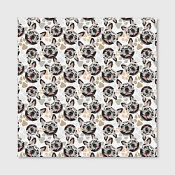 Холст квадратный Собака Французский Бульдог French Bulldog, цвет: 3D-принт — фото 2