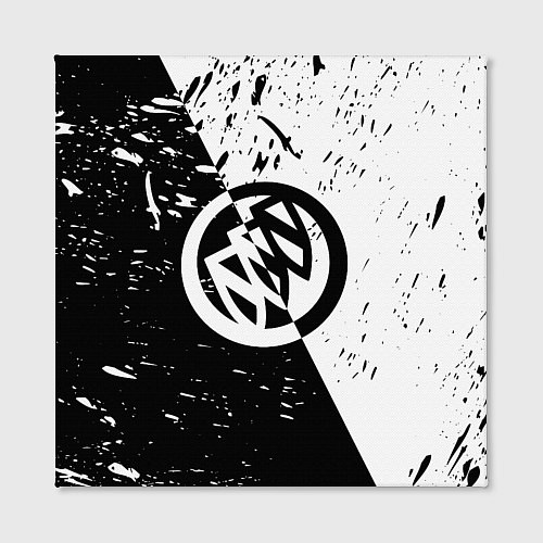 Картина квадратная Buick Black and White Grunge / 3D-принт – фото 2