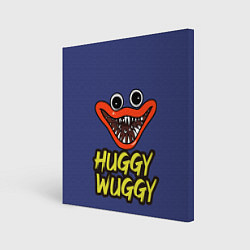 Холст квадратный Huggy Wuggy: Smile, цвет: 3D-принт