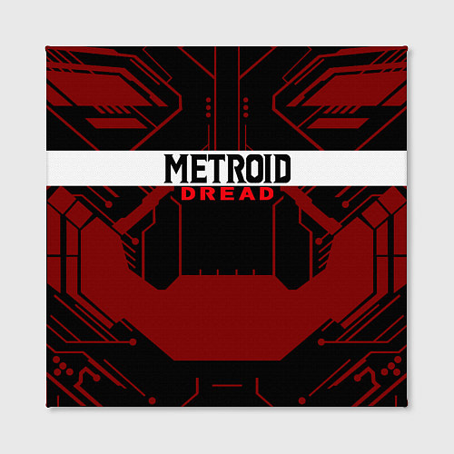Картина квадратная Metroid Dread Black Red Logo / 3D-принт – фото 2