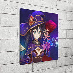 Холст квадратный Мона - Геншин Импакт, цвет: 3D-принт — фото 2