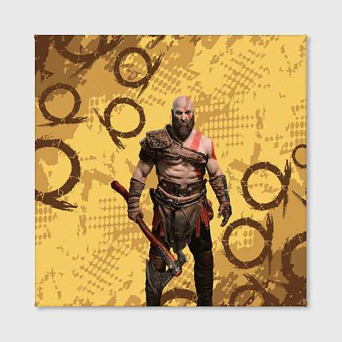 Картина квадратная God of War Kratos Год оф Вар Кратос / 3D-принт – фото 2