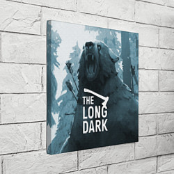 Холст квадратный The Long Dark медведь, цвет: 3D-принт — фото 2